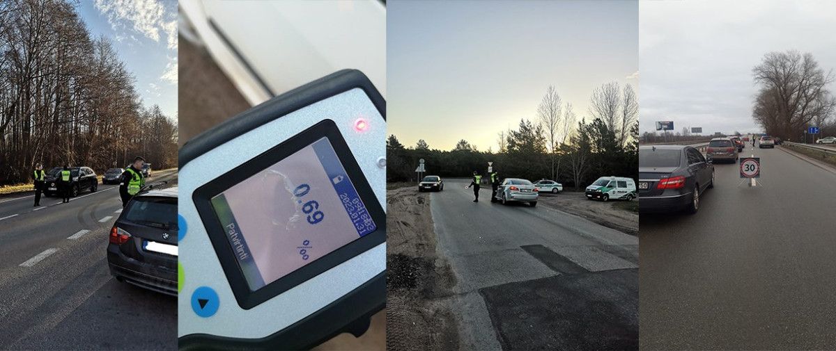 Šiandien policinės priemonės Palangos gatvėse