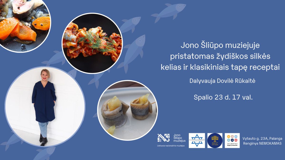 Jono Šliūpo muziejuje pristatomas žydiškos silkės kelias ir klasikiniais tapę receptai