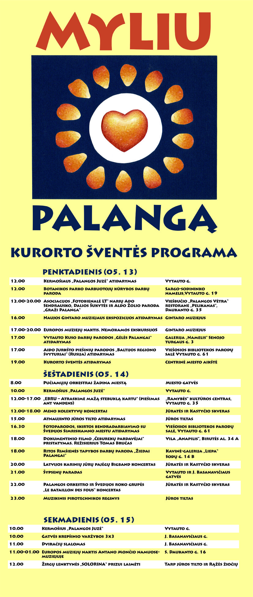 Myliu Palangą