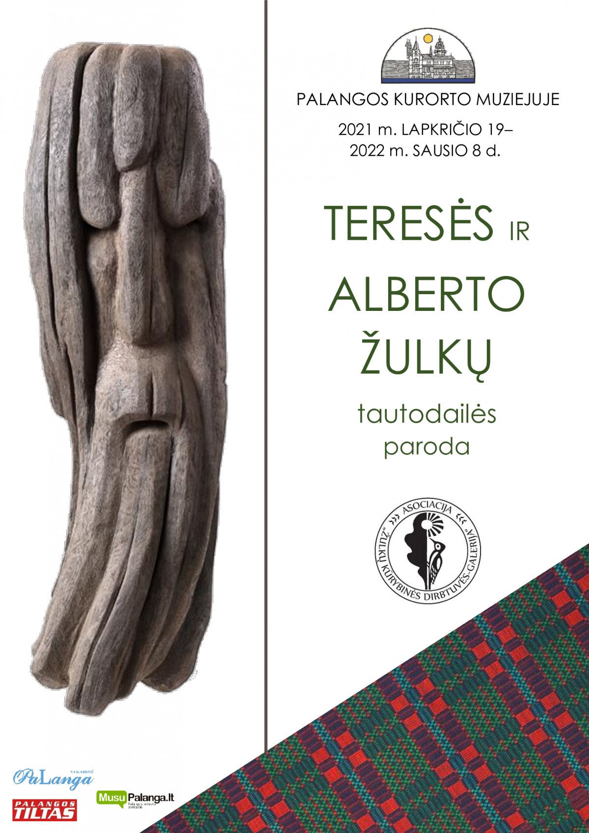 Kurorto muziejuje – palangiškių, Teresės ir Alberto Žulkų tautodailės paroda