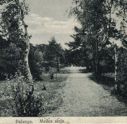 Prieš daugiau nei 100 metų Meilės alėja tebuvo jokiuose planuose neįvardintas takas.
