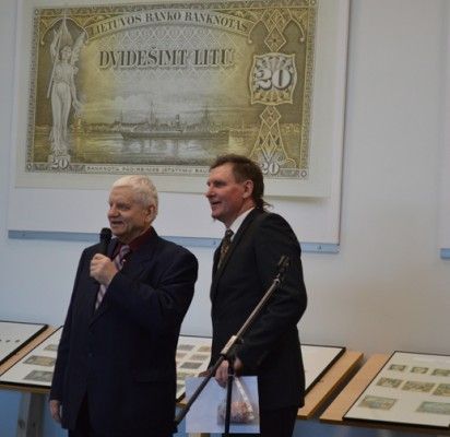 Parodos „MONOlitas“ iniciatoriai V. Litvaitis ir A. Sendrauskas.