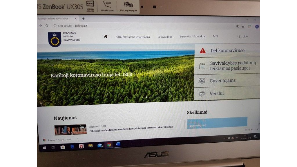 „Auksinė“, bet primityvi Palangos miesto savivaldybės interneto svetainė (VISAS STRAIPSNIS)