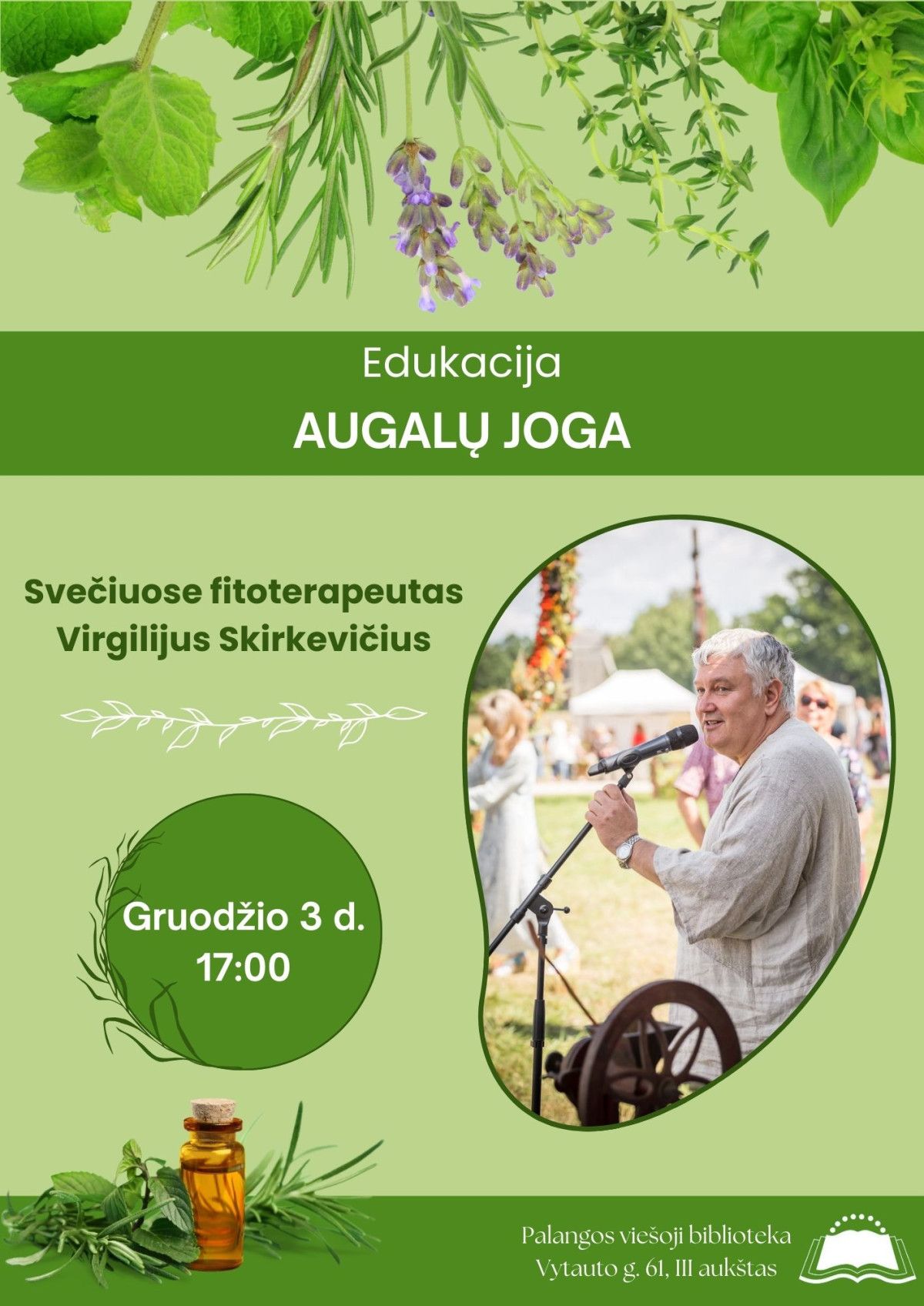 Edukacija „Augalų joga“
