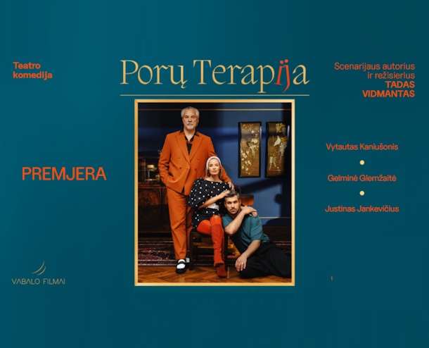 Šiandien, 19 val., Palangos koncertų salėje kviečia teatro komedija „Porų terapija“