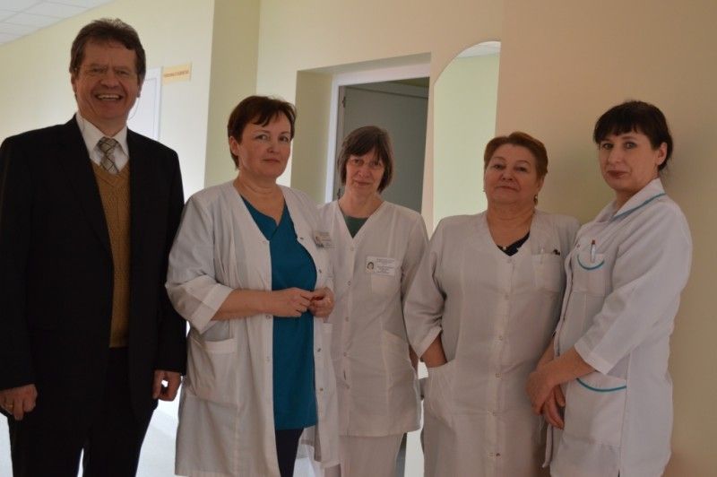 Darni komanda: vyriausiosios gydytojos pavaduotojas medicinai Aleksandras Šalavėjus, gydytoja akušerė ginekologė Julija Švėgždienė, skyriaus vedėja Dalytė Opulskienė, gydytoja neonatologė Vida Jurgaitienė ir vyresnioji akušerė Gertrūda Veitienė.