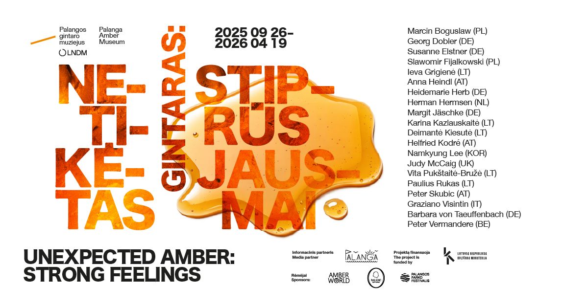 Netikėtas gintaras - stiprūs jausmai. Dizainerė Lina Bastienė