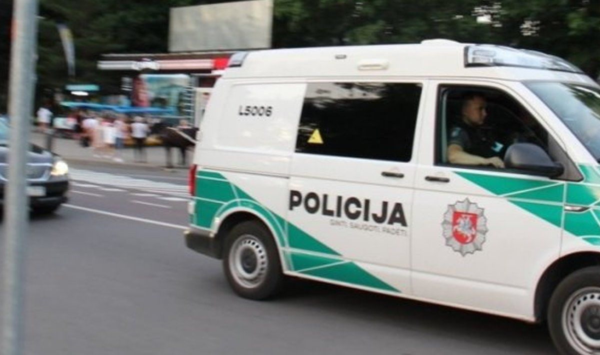 Policija Palangoje. FOTO: DELFI / RITA GEČIŪNAITĖ