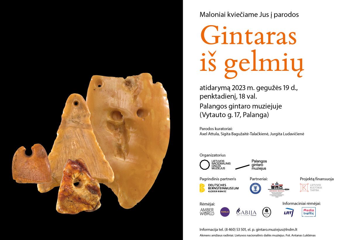 Gintaro muziejuje atidaroma paroda „Gintaras iš gelmių“