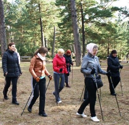 Siekiant sveiko senėjimo – lazdos be slidžių pagelbės