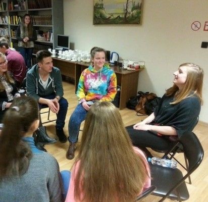 Kurorto jaunimas diskutavo apie policijos pareigūno profesiją. Palangos PK nuotr.