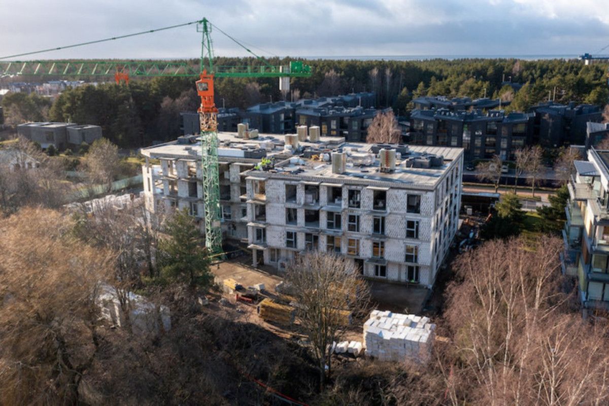 Palangoje kyla keturaukštis apartamentų pastatas: atskleidė, kiek teks pakloti už būstą