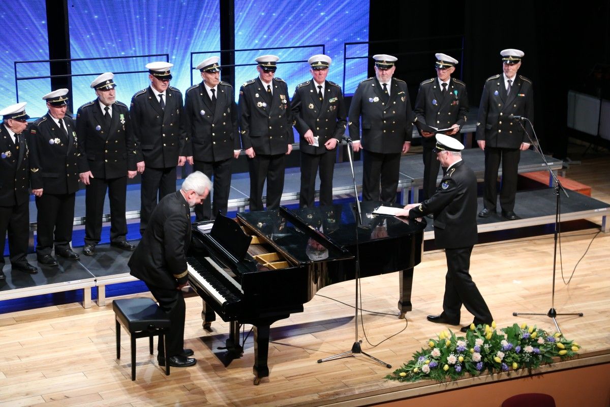 Palangos „Jūros šauliai” dalyvavo Tauragės vyrų chorų festivalyje
