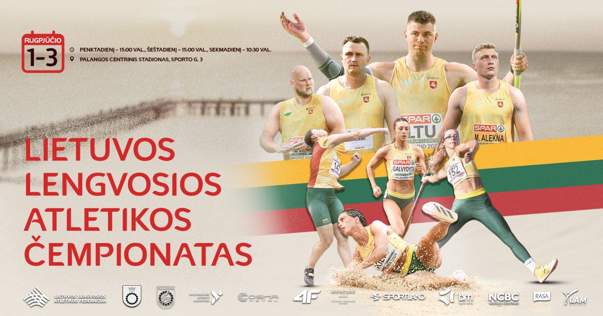 Palangoje vyks Lietuvos lengvosios atletikos čempionatas