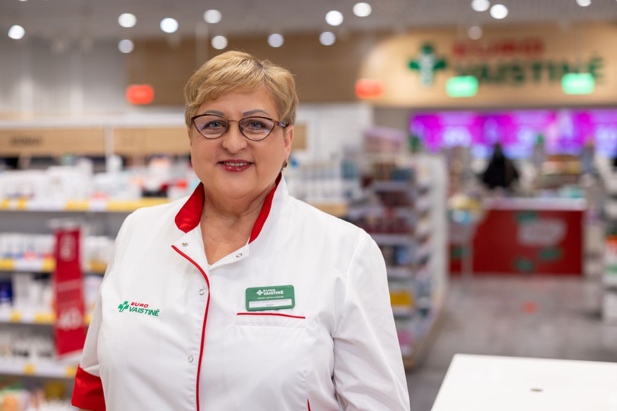 „Eurovaistinės“ vaistininkė Elvyra Ramaškienė