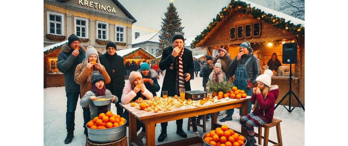 Kretingoje pirmą kartą rengiamos mandarinų valgymo varžybos