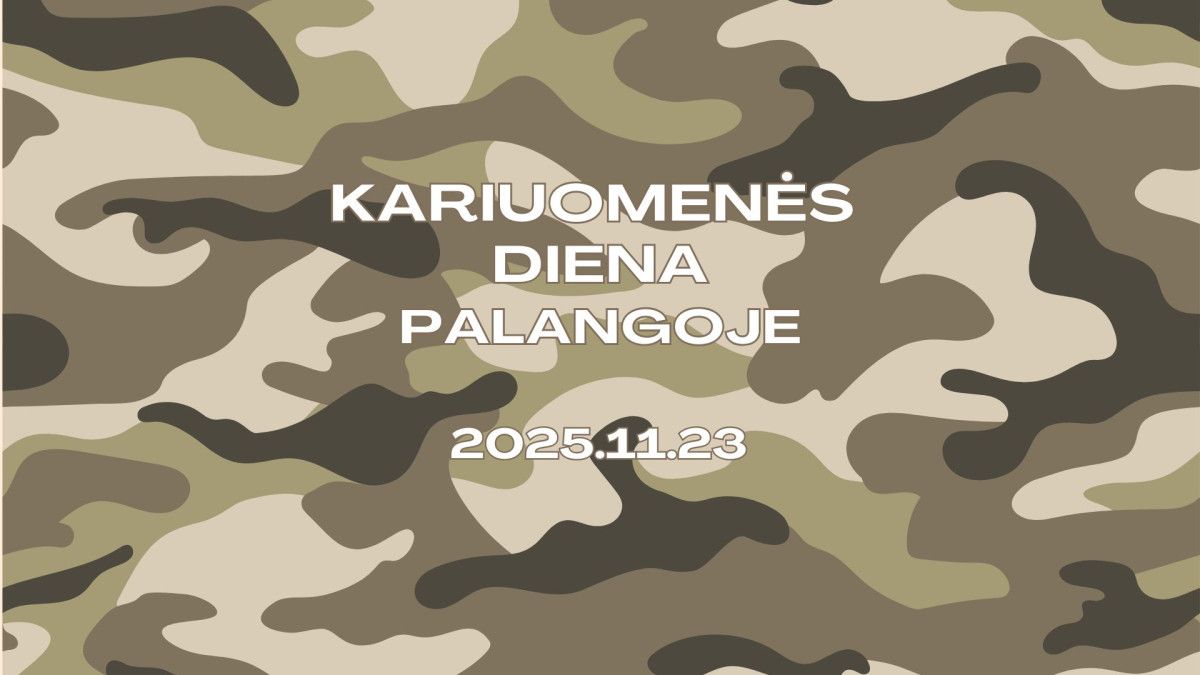 Lapkričio 23-iąją Palanga kviečia kartu paminėti Lietuvos kariuomenės dieną