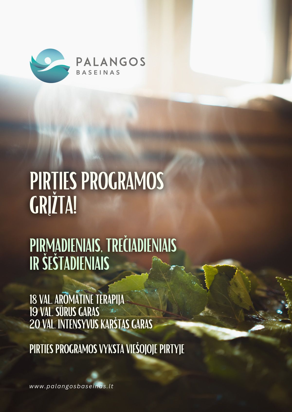 Palangos baseino pirties programos grįžta
