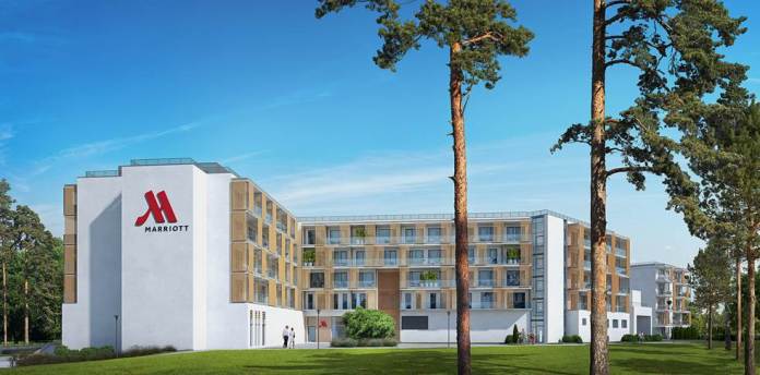 Marriott viešbučio Palangoje vizualizacija
