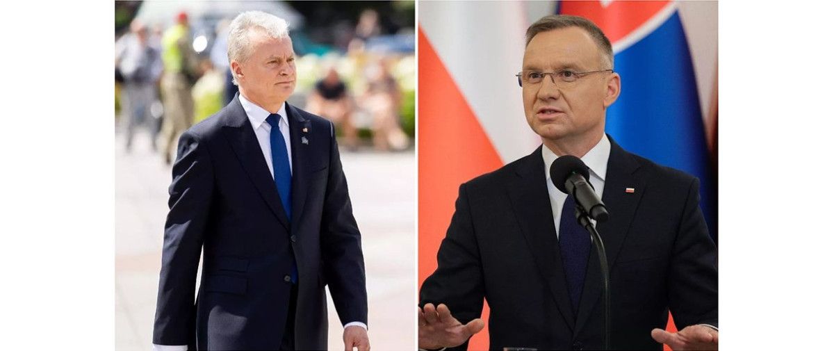 G. Nausėda (Žygimantas Gedvila/ELTA), A. Duda (ELTA)