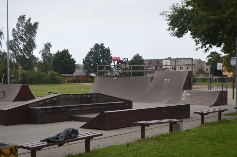 Griūvantis Palangos „skeitparkas“ kelia pavojų jaunuoliams