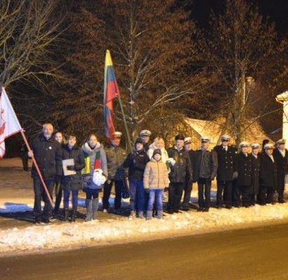 Šventojoje paminėta Laisvės gynėjų diena