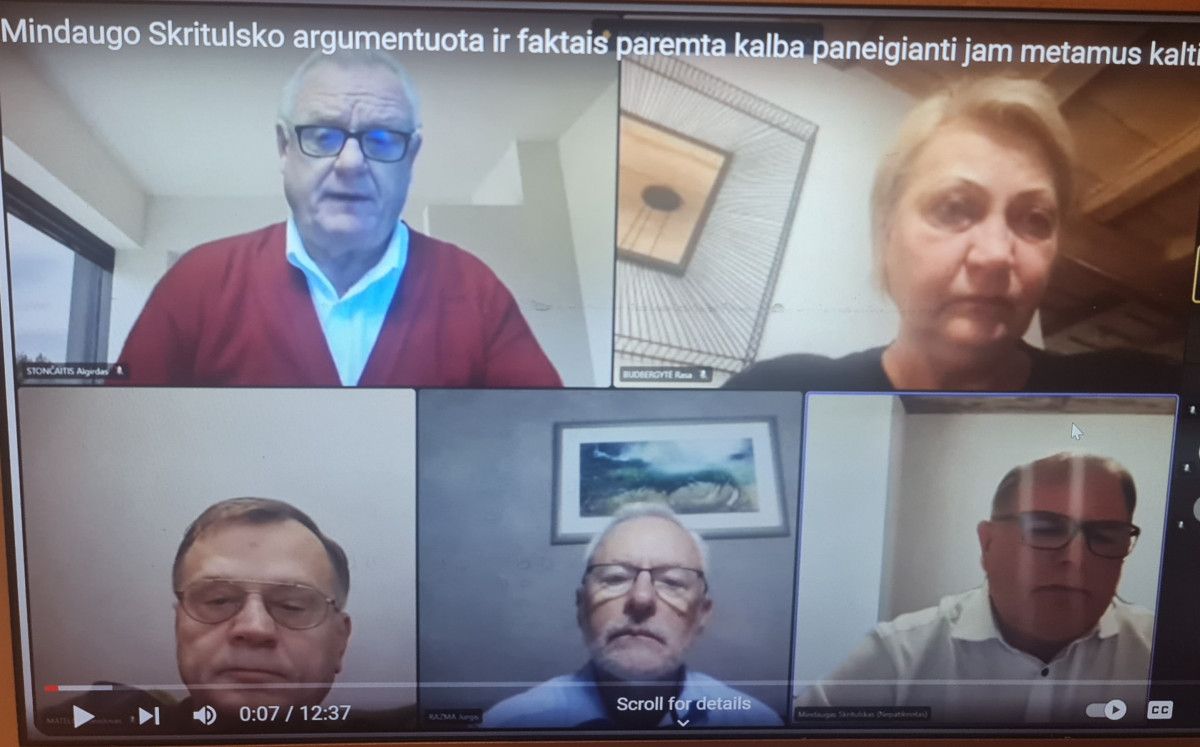 Mindaugas Skritulskas davė paaiškinimus Seimo Antikorupcijos komisijai. Šarūnas Vaitkus: „Pamatėme, kaip iš netiesos daroma „tiesa“ – ne vienam man akivaizdu, kad „istorija“ paleista siekiant sukompromituoti jį kaip kandidatą į Seimą“
