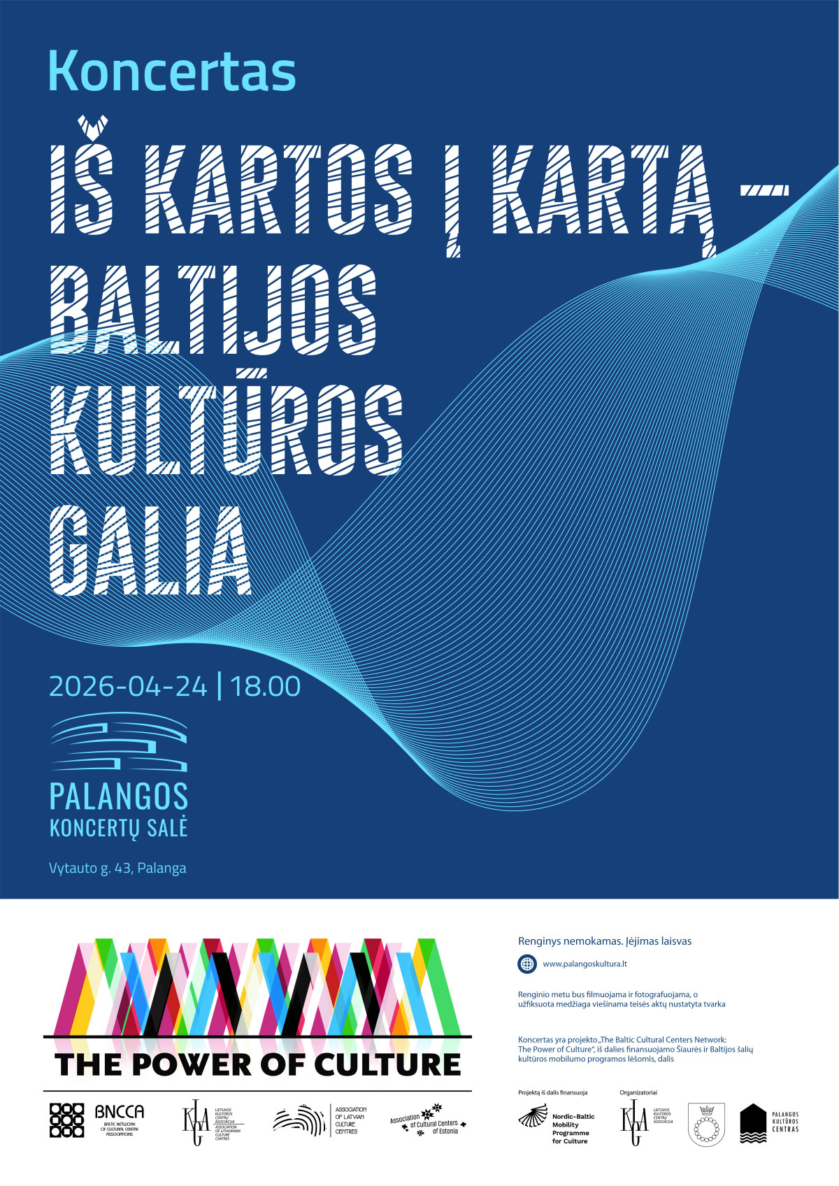Palangoje atsiskleis Baltijos šalių kultūrinė vienybė – kviečia nemokamas koncertas „Iš kartos į kartą – Baltijos kultūros galia“