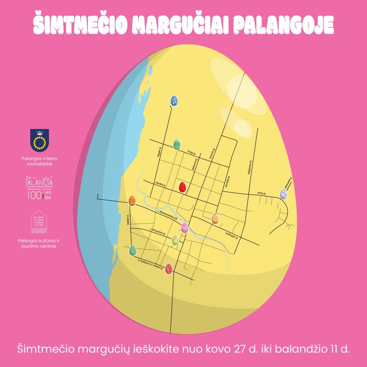 Šiemet šimtmečio margučiai pabiro po visą Palangą