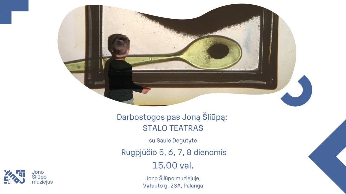 Jono Šliūpo muziejus kviečia į STALO TEATRO spektaklius ir kūrybines dirbtuves!