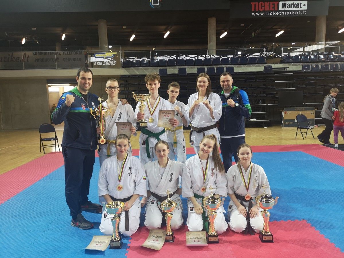 Palangiškiai „shodaniečiai“ iš čempionato grįžo su 5 aukso ir 1 sidabro medaliu