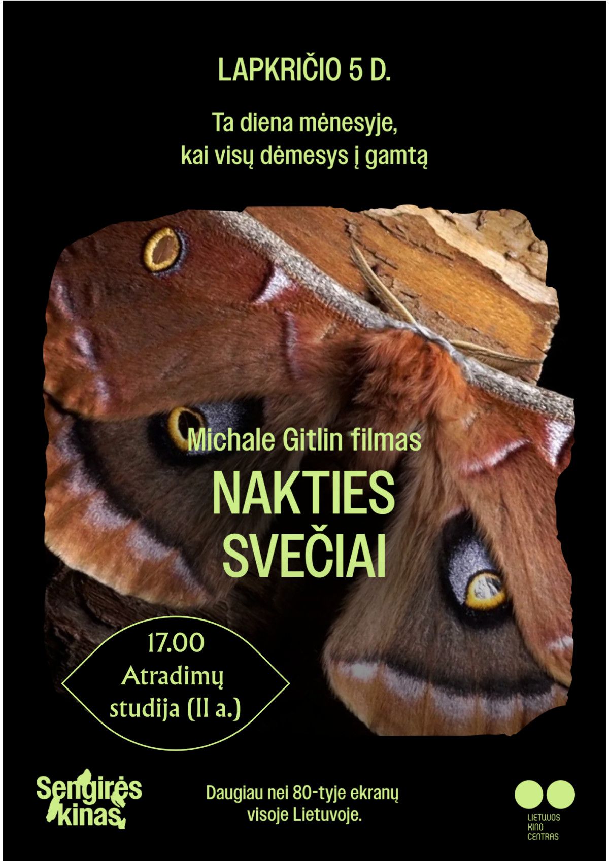 SENGIRĖS KINAS Palangos viešojoje bibliotekoje: „Nakties svečiai“