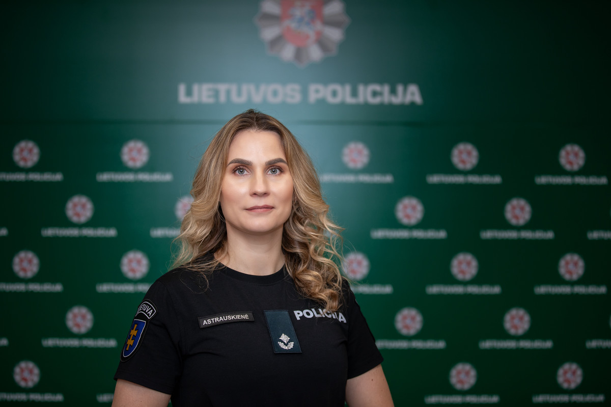 Klaipėdos apskrities VPK Operatyvaus valdymo skyriui vadovaujanti Inga Astrauskienė