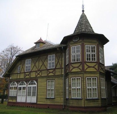 Vila „Mahorta“. Nuotrauka iš „Lietuva senose fotografijose“.