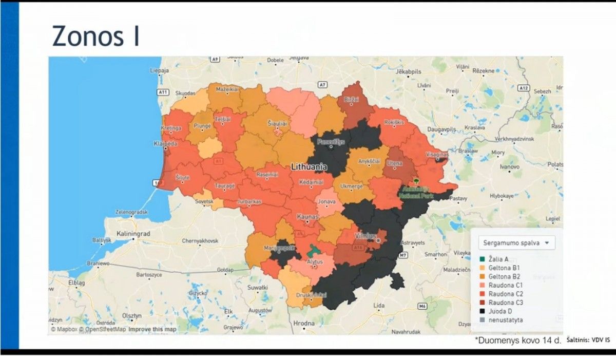 Iki kovo 31 dienos Vyriausybei pratęsus judėjimo ribojimus 16-oje savivaldybių, pajūryje atsiveria tik Palanga ir Šventoji, Neringa virkauja