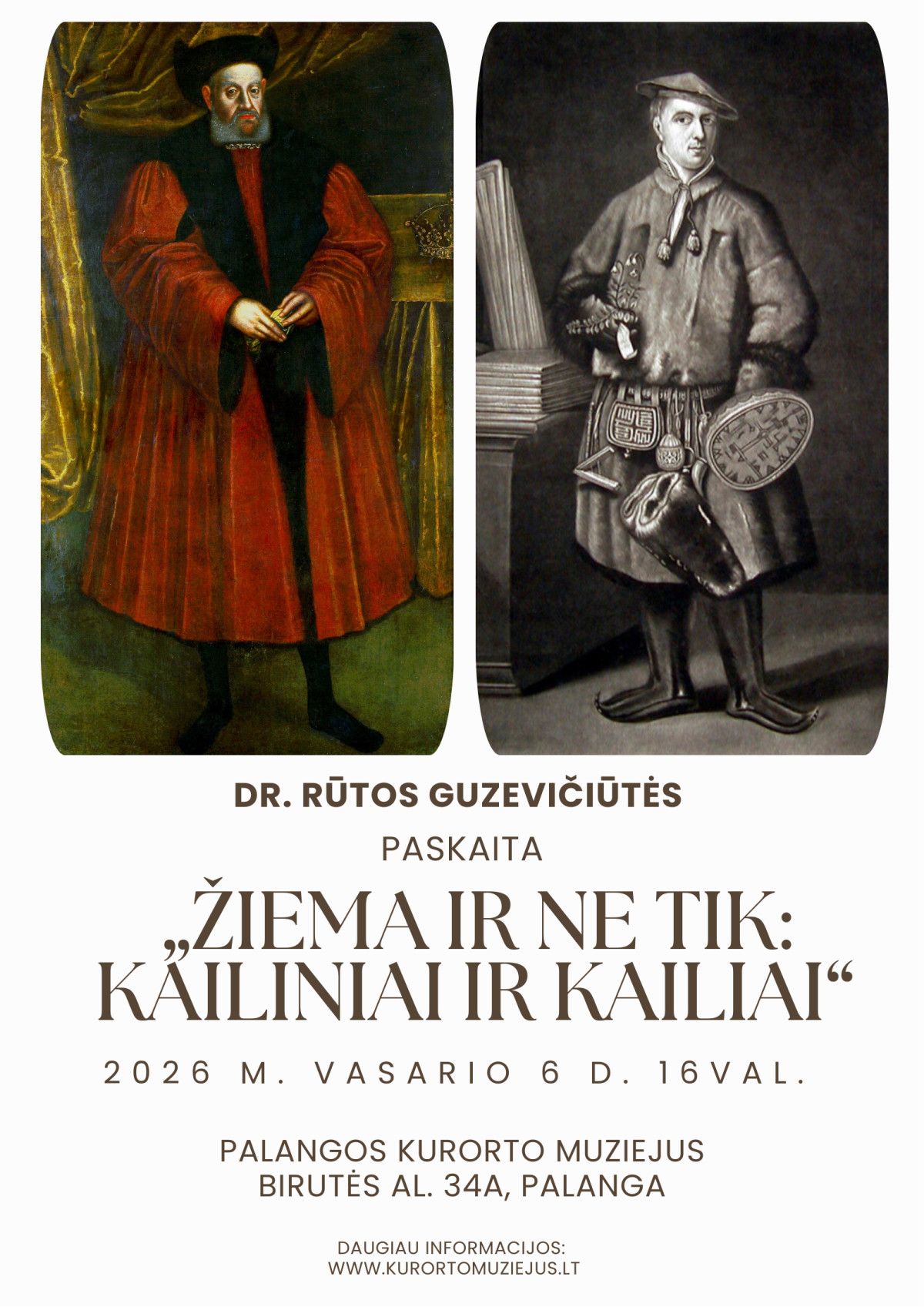 Dr. Rūtos Guzevičiūtės paskaita „Žiema ir ne tik: kailiniai ir kailiai“