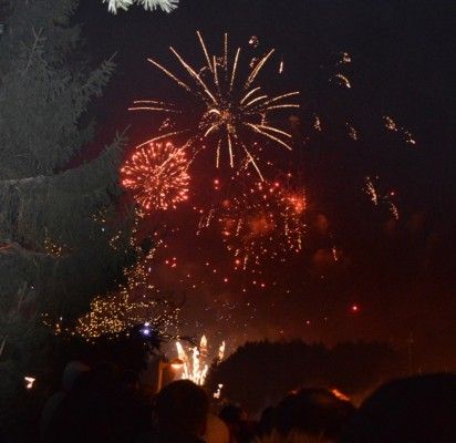Naujųjų metų naktį Palangoje vilnijo žmonių jūra