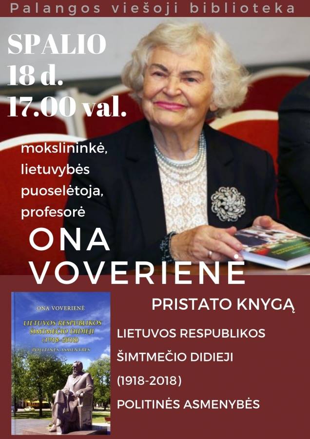 Kviečia į susitikimą su aktyvia lietuvybės puoselėtoja