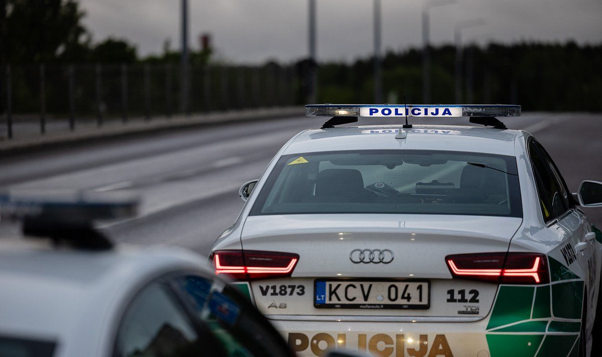 Policijos reidas Vilniaus gatvėse. FOTO: JOSVYDAS ELINSKAS | ELTA