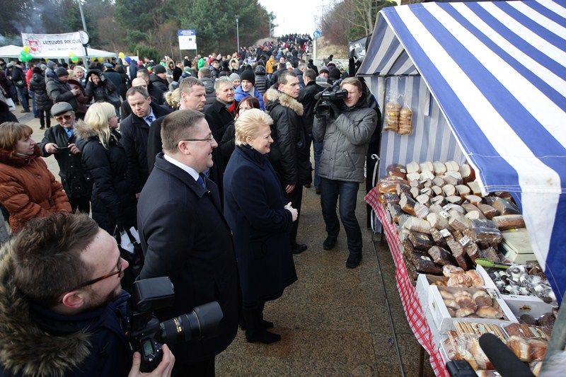 Vienuoliktoje šventėje pirmą sykį į šventę atvyko šalies prezidentė Dalia Grybauskaitė.