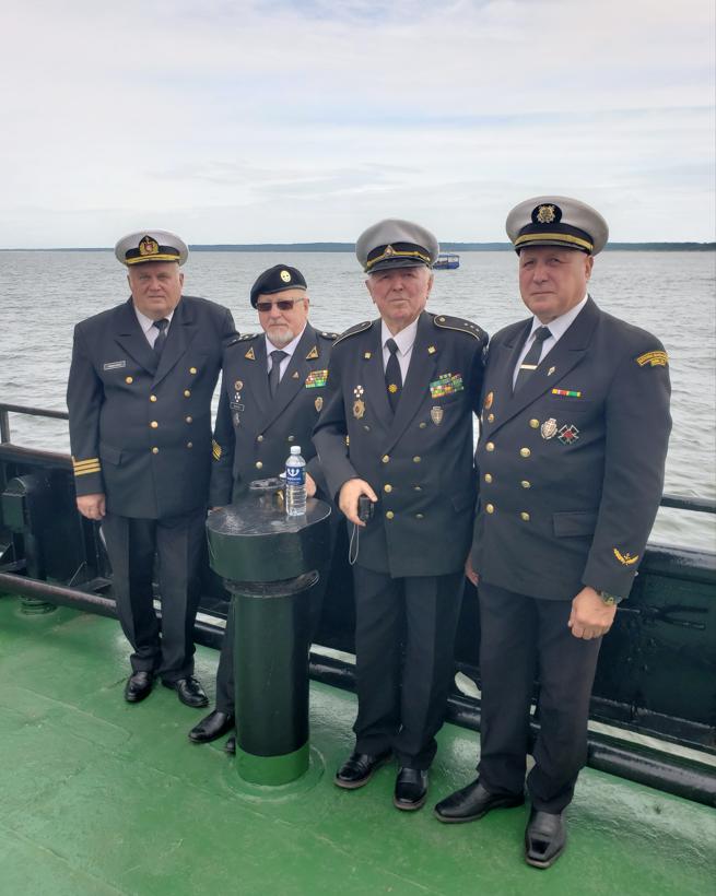 Nuotraukoje iš kairės: P. Karbauskas, Z. Gulbinas, A. Sendrauskas, V. Jurevičius
