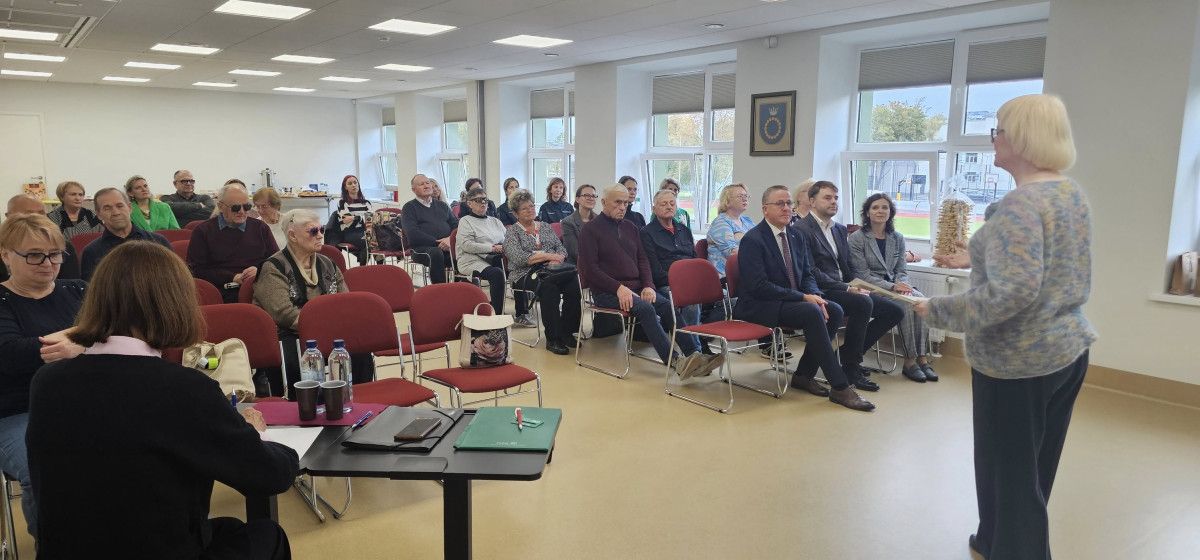 Meras Šarūnas Vaitkus dalyvavo Palangos neregių bendruomenės ataskaitiniame susirinkime