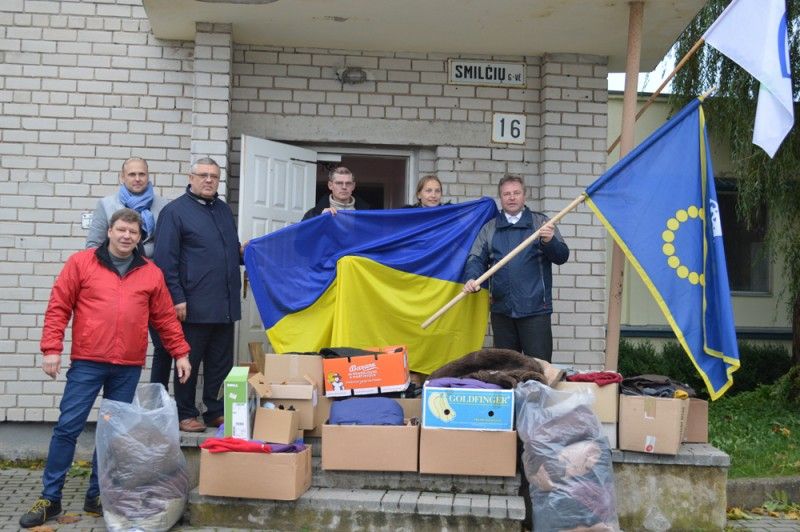 Kijevą pasieks ir labdara 143 dėžėse iš Palangos