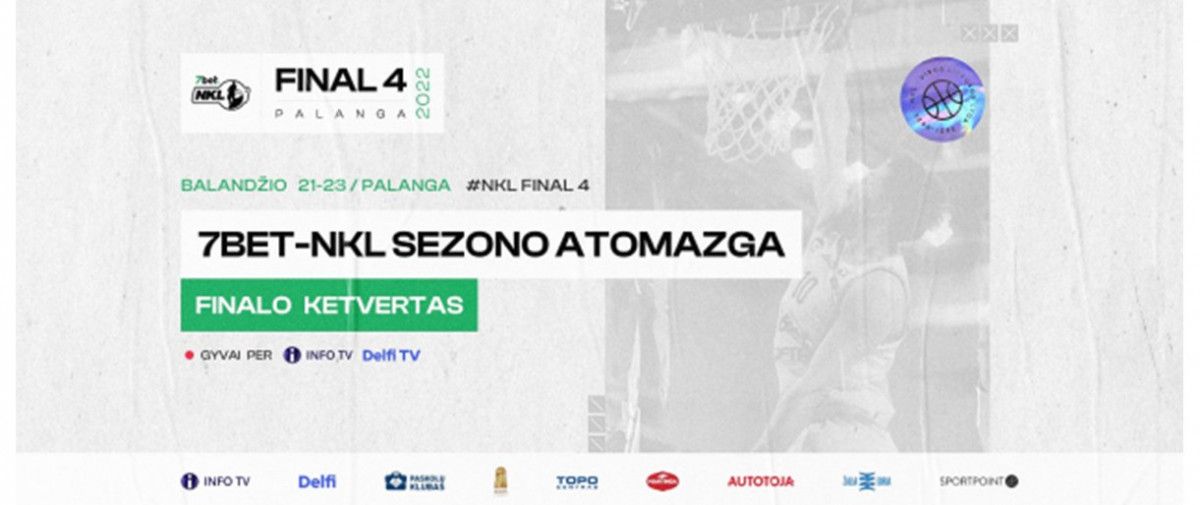 „7bet-NKL“ finalo ketvertas grįžta į Palangą!