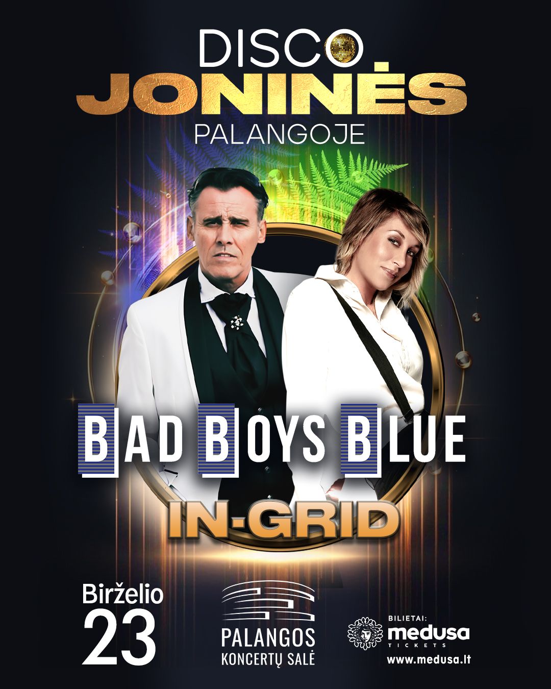 Disko Joninės Palangoje - su „Bad Boys Blue“ ir In-Grid!