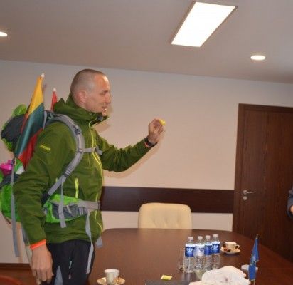 „1000 km Širdies žygio“ narsuolis pasiekė Palangą
