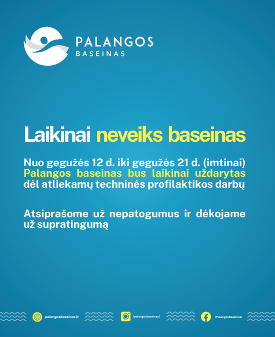Laikinai neveiks baseinas