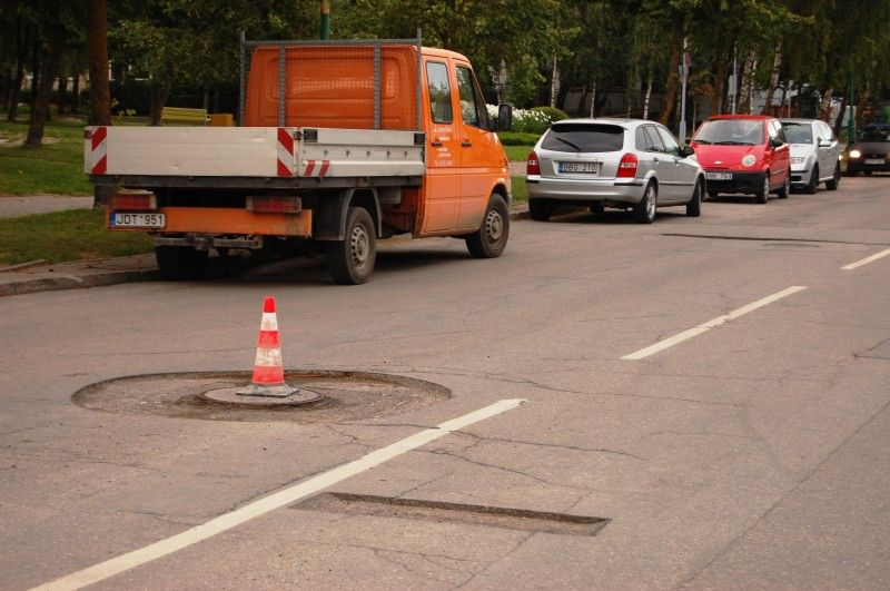 Skaitytojas sunerimo dėl ilgai nebaigtų Sodų gatvės darbų.