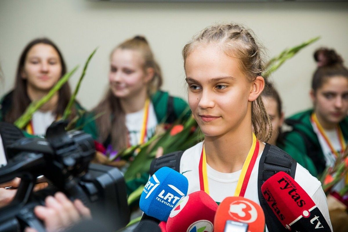 Trylikametės palangiškės Justės Jocytės įvertinimas – kvietimas į Lietuvos moterų rinktinę