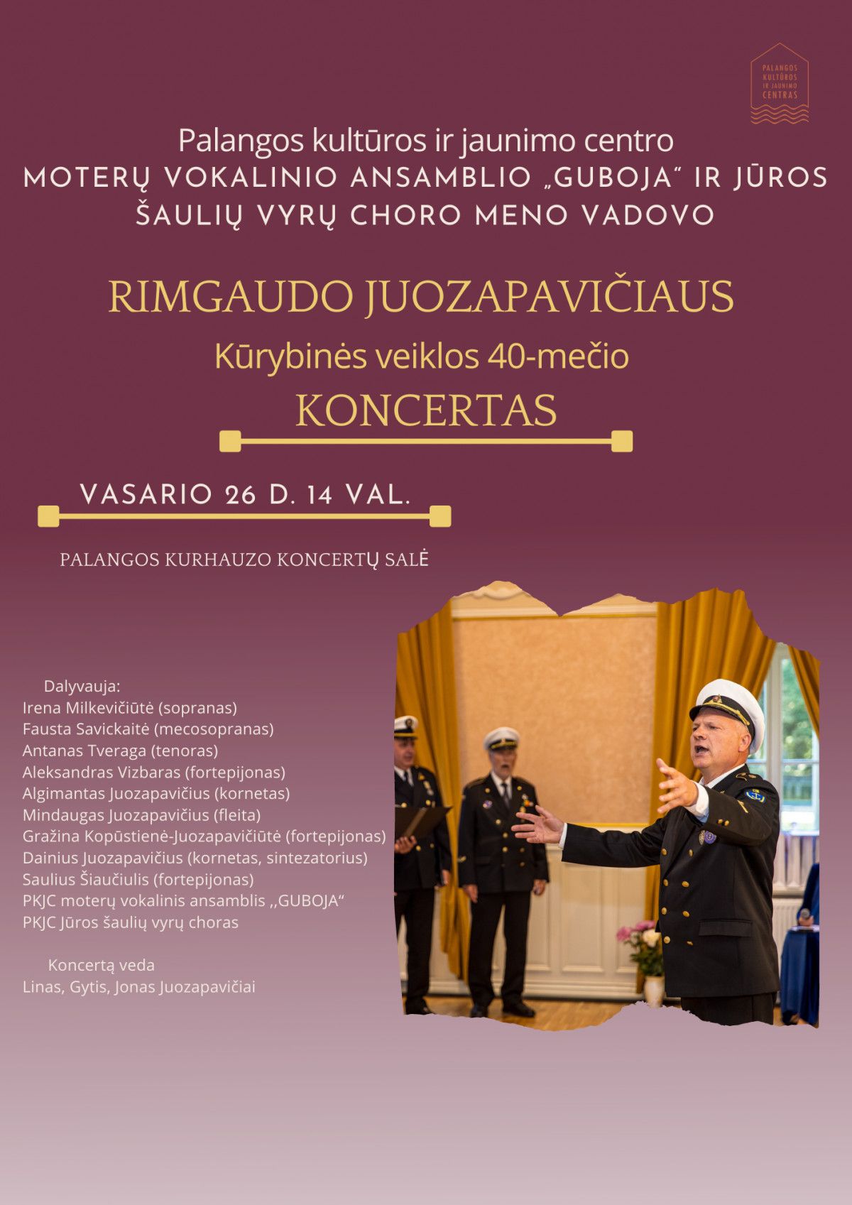 Rimgaudo Juozapavičiaus kūrybinės veiklos 40-mečio koncertas